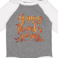 thumbnail image 4 of Inktastic Happy Thanksgiving with leaf arrow in fall colors Boys or Girls Long Sleeve Baby Bodysuit, 4 of 5