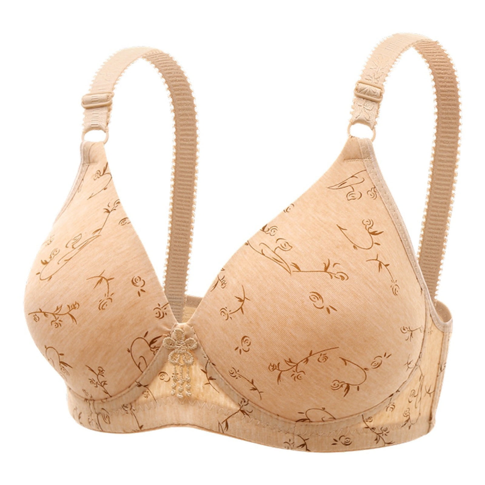 Genie Bra Seamless Pullover Bra With Adjustable Lift- Padded-Nude-1X