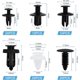 thumbnail image 2 of 100 Pcs Car Body Trim Clips, Plastic Rivet Fasteners Universal Auto Black Nylon Clips Car, Panel Clips Door Retainer Push Type Car Accessories, 2 of 4