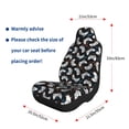 thumbnail image 5 of Honeii Cool Gamepad for Car Seat Covers Full Set, Seat Covers for Cars, Car Seat Protector Waterproof, Leather Car Seat Cushion-2 PCS, 5 of 9