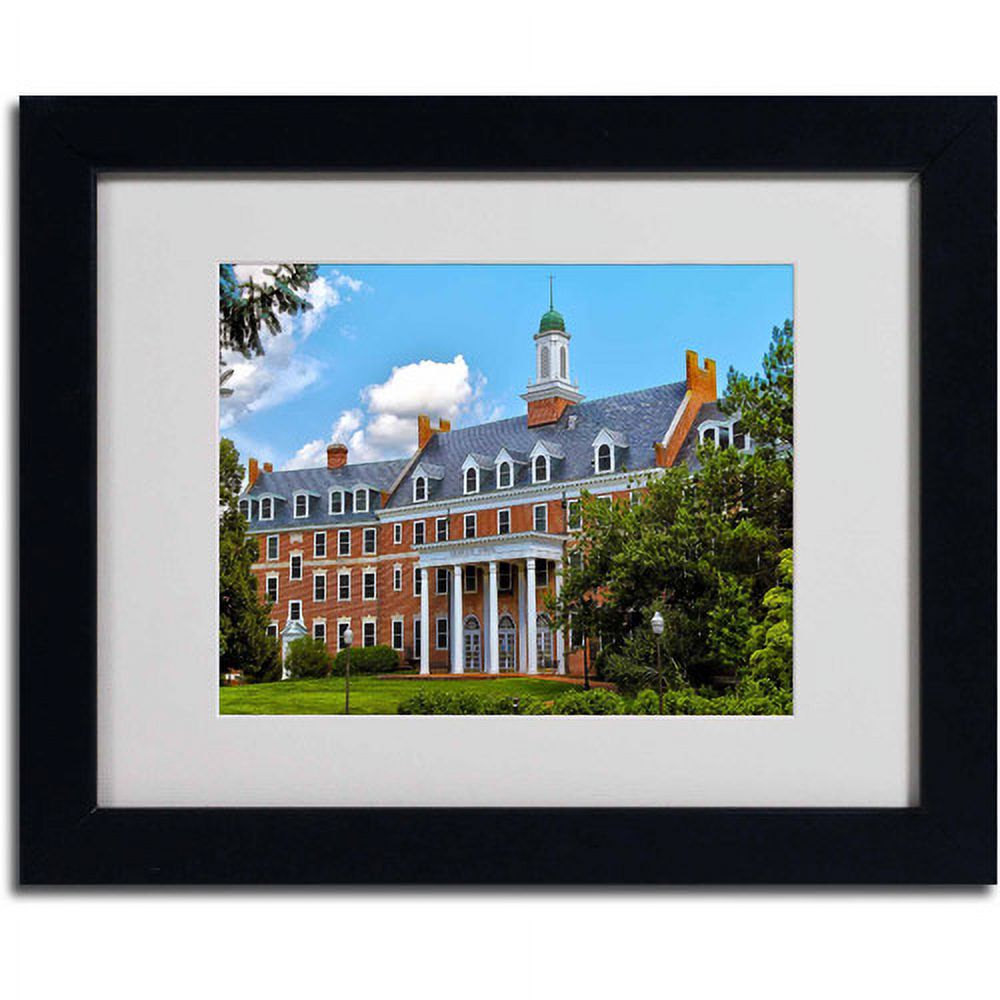 Trademark Fine Art "Graduate School" Canvas Art by CATeyes, Black Frame