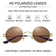 thumbnail image 4 of Gafas de Sol Polarizadas Redondas Gleyemor para Hombre y Mujer Rojo Amarillo, 4 of 7