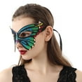 thumbnail image 4 of Fiudx Máscara de Mascarada, Diseño Diy para Adultos, Reutilizable y Cómoda, Color Llamativo, Lujo de Alto Brillo, Ideal para Fiestas de Disfraces, Bodas, Presentaciones Teatrales, 1 Juego con Diamant, 4 of 7