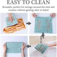 thumbnail image 2 of Cotton Terry Kitchen Dish Cloths | Set of 6 | Super Soft and Absorbent | 100% Cotton Dish Rags | Perfect for Household and Commercial Uses | Green, 2 of 5