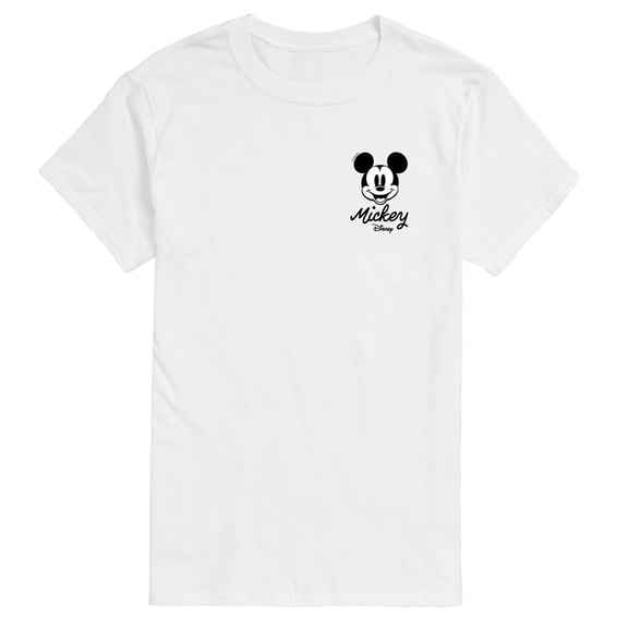 Disney - Script Mickey - Men's Short Sleeve Graphic T-Shirt