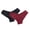 Wine, variant on V Shape Lace Panties for Women - Low Lift Seamless Briefs, Soft Breathable 3-Sided Base Layer 2 Pack for Daily Wear