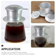 thumbnail image 6 of Vietnamese Coffee Drip Strainer Travel Pot Maker Vcoffee Dripper Portable Filter Aluminum, 6 of 6