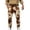 A-Brown1436, variant on Wxolcjlv Mens Camo Print Cargo Jeans Belt Loop Slim Fit Outdoor Casual Denims