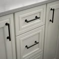 thumbnail image 6 of Franklin Brass P29618z-B1 Straight Bar 5-1/16" Center To Center Bar Cabinet Pull - Black, 6 of 7