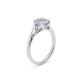 thumbnail image 3 of SparklingSplendor 925 Silver Asscher cut 1.3 CT Diamond, two smaller secret diamonds in its crown Promise Ring for Her, 3 of 4