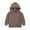 Brown, variant on Splozh Toddler Boy Hoodie Toddler Boys Girls Pullover Fleece Sweatshirt Solid Plus Babies Hooded Top Coat Girls Tops,Brown,12-24 Months