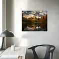 thumbnail image 3 of Nawypu Croatia Castles Lake Evening Sky Trakoscan Castle Canvas Prints Frame Art Poster Wall Art For Home Office Decorations With Framed, 3 of 4