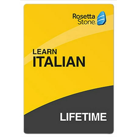 Rosetta Stone: Learn Italian with Lifetime Access [Email