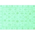 thumbnail image 1 of Ahgly Company Indoor Rectangle Oriental Turquoise Blue Traditional Area Rugs, 5' x 7', 1 of 4
