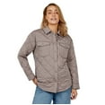 thumbnail image 2 of Free Country Women's Trailblazer Quilted Shacket Taupe Chill M, 2 of 7