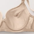 thumbnail image 3 of ATOYSOY Lace Bra for Womens Full Coverage Underwire Bras Padded Underwea (Khaki,XXL), 3 of 4