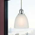 thumbnail image 3 of 516-1P-PC-G381 Innovations Lighting Castile - 1 Light Cord Hung Mini Pendant In Industrial Style-9 Inches Tall and 6 Inches Wide-Polished Chrome, 3 of 3