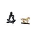 thumbnail image 5 of Escultura moderna y abstracta de figura de caballo, figura decorativa coleccionable, adorno para sala de estar, escritorio, estantería, decoración del, 5 of 8