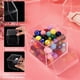thumbnail image 5 of 12 cajas de acrílico transparente, pequeñas cajas transparentes con tapas, cubo cuadrado de plástico de 3.9 × 3.9 × 3.9 pulgadas, caja de exhibición cuadrada, cajas de contenedores transparentes para, 5 of 7
