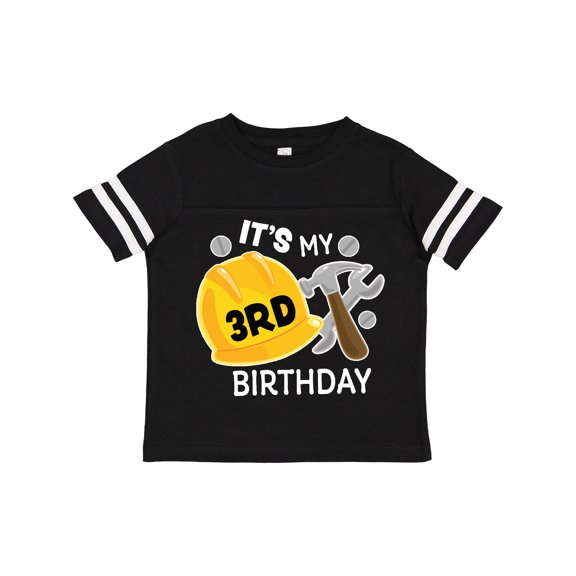 Inktastic Its My 3rd Birthday with Construction Tools Boys Toddler T-Shirt