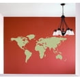 thumbnail image 4 of World Map Wall Art Earth Atlas Decal Sticker, 4 of 4