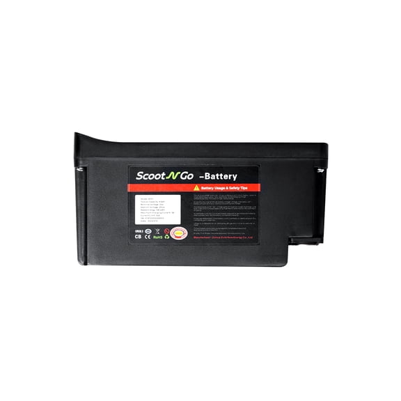Lithium Battery for LITE Mobility Scooter, 6.6Ah, Replacement Power Supply