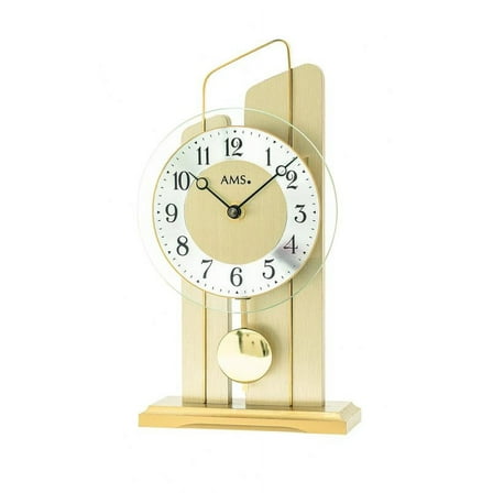 Mantel-clock with quartz movement from AMS