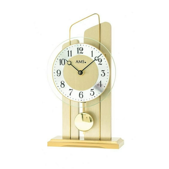 Mantel-clock with quartz movement from AMS