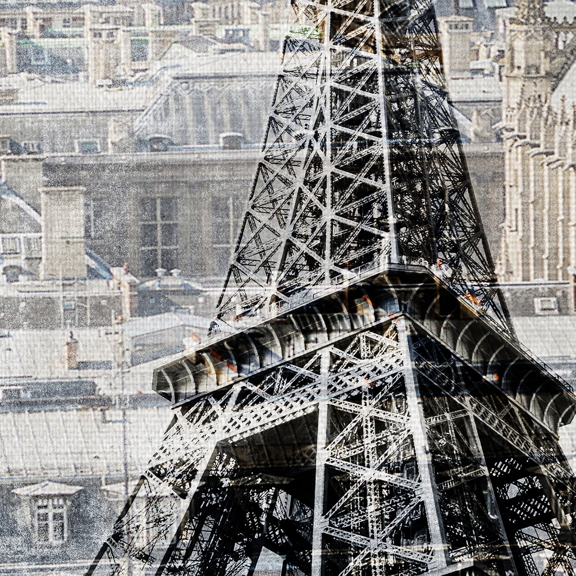 Masterpiece Art Gallery Paris Eiffel Tower By The Studio Canvas Art Print 22" x 28"