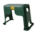 thumbnail image 2 of Banco con asiento para arrodillarse en el jardín, 22,2x10,8x14,5 pulgadas, para padres, verde versátil, con caja de almacenamiento, marco de Pp, 2 of 8