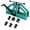 Green, variant on LuckyNote Tube Roller Bender with 6 Dies, Pipe Rolling Machine for Square & Round Tube, Heavy Duty Manual Bender, Gray