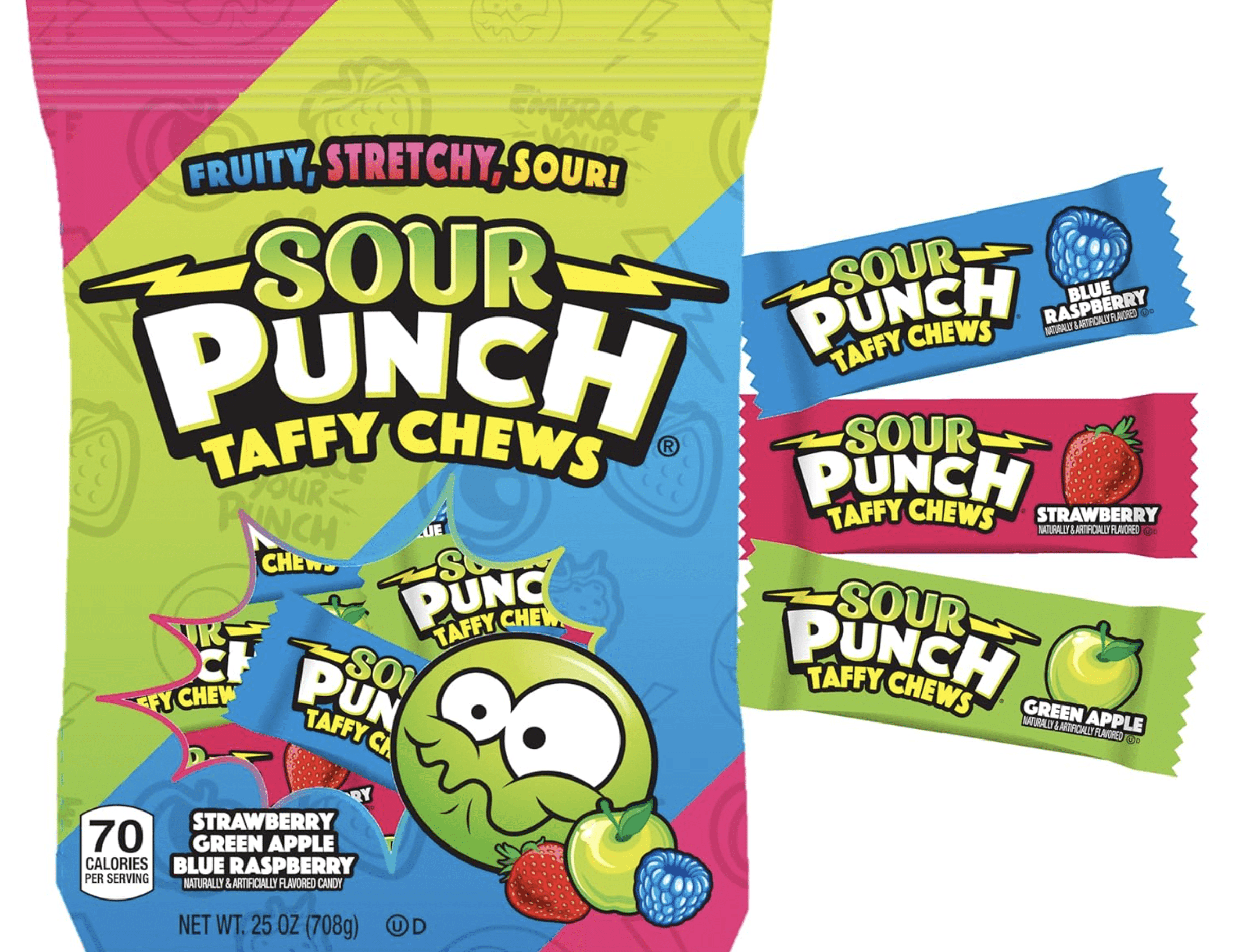 Sour Punch Taffy Chews