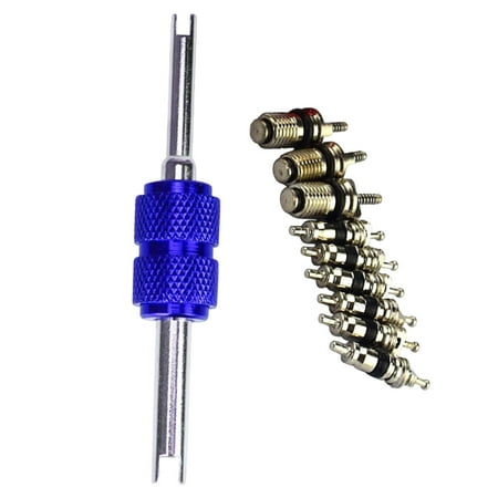 Core Remover Jigs Wrench repairing service Tire Remover A/C Installer Tool for Vehicle A/ystems Repair Ultramarine