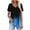 A01-Black, variant on ZVAVZ Womens Blouses Dressy Casual,Ladies Flowy Gradient Pleated Tees Shirts Short Sleeve V-Neck Tees Cute Holiday Shirts for Women 2025 Clearance Sales Today Black M