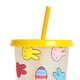 thumbnail image 2 of Copa Que Cambia De Color Vasos de bebida fría con pajita de 25 onzas, botella de agua con tapa que cambia de color de Pascua (amarillo) Wdftyju Libre de BPA, 2 of 3