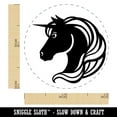 thumbnail image 2 of Unicorn Head Flowing Mane Self-Inking Rubber Stamp Ink Stamper - UV Ink - Mini 1/2 Inch, 2 of 7