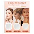 thumbnail image 3 of Gospire 3.9" Rechargeable Travel Makeup Mirror With Lights And Magnification 10X, 3 Light Colors & Adjustable Brightness, Magnetic Closure & Memory Fu, 3 of 4
