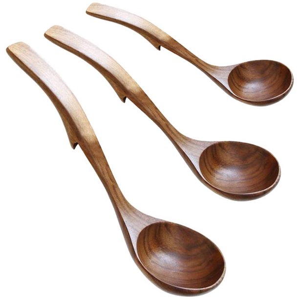 Wooden Cooking Utensils Kitchen Utensil,NAYAHOSE Natural Take Wood ...