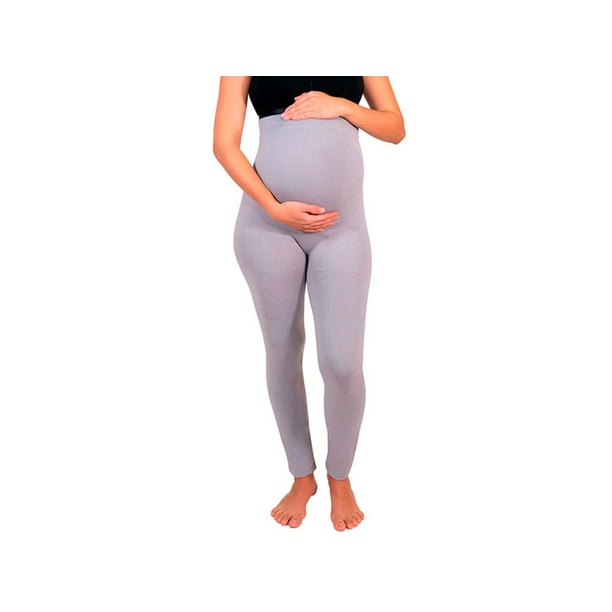 Legging Maternal Soporte De Vientre Sin Costuras gris G I Love Shape 2061
