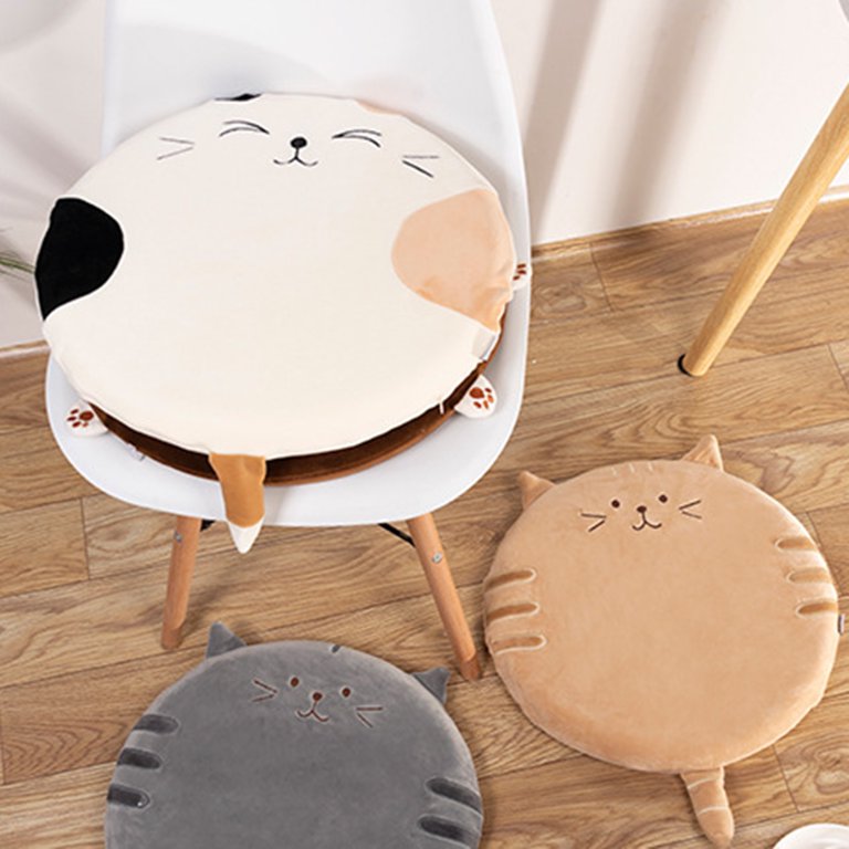 Crown Seat Cushion Plush Pillow Seat Patio Armchair Seat Support Small Pet  Bed Tatami Floor Cushion Pain Relief Chair Cushions for Home Office Balcony