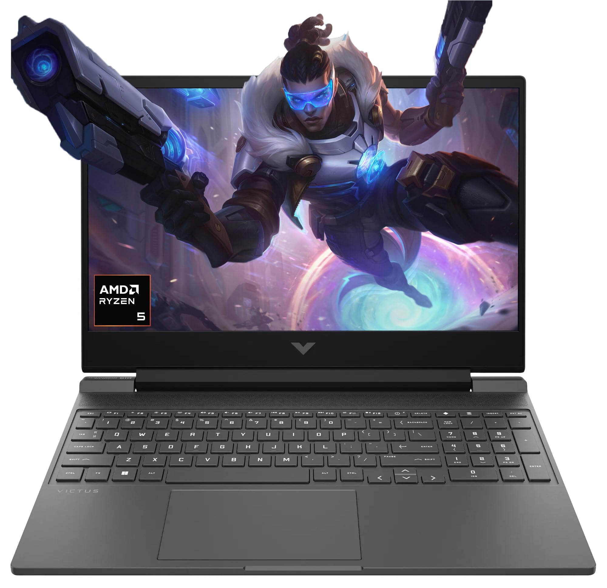 Laptop 16.1 FHD Gaming Laptop, AMD Ryzen 7 5700U, 16GB RAM