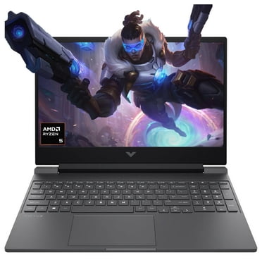 HP Victus 15 Gaming Laptop,15.6" FHD 144Hz Display, AMD Ryzen 5 7535HS,16GB DDR5 RAM, 512GB NVMe SSD, AMD Radeon RX 6550M(> RTX 3050), Backlit KB, Wi-Fi 6, HDMI, Windows 11 Pro, w/BWE Accessories