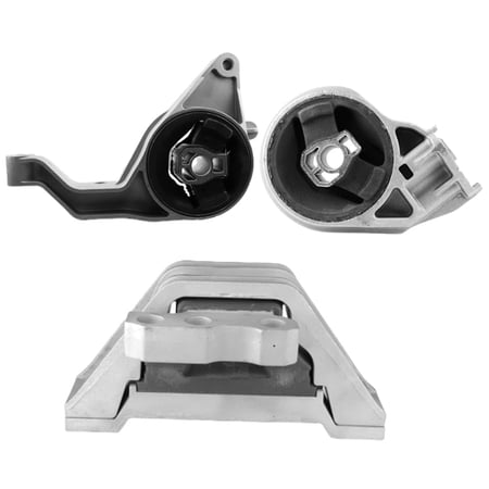 4M Auto Parts Front Left Rear Left Transmission Mounts & Right Engine Mount 3PCS Parts 3081 3086 3109