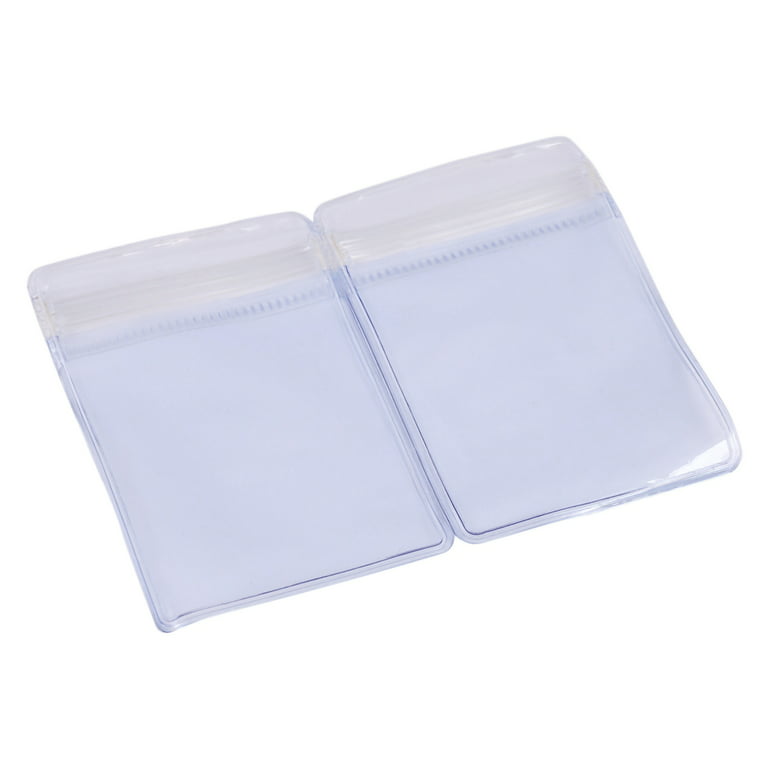 50pc 6x4cm Zipper Closure bags clear bag reclosable plastic small baggies 