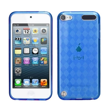 Insten Dark Blue Argyle pane Candy Skin Cover Case For iPod Touch 6 6th 5 5th Gen