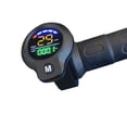 thumbnail image 4 of MYG for Smart Electric Bicycle Throttle with NFC Digital Speed Control, IPX7 Waterproof, LCD Display for Mileage, Battery, Voltage, Gear - Round or Square Screen Options, 4 of 10