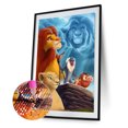 thumbnail image 1 of Cuadros Decorativos 5D bricolaje completo taladro diamante pintura el Rey León Cruz puntada mosaico Kit Sywqhk Nuevos Originales, 1 of 1