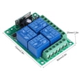 thumbnail image 5 of Interruptor de control inalámbrico DC12V 4-CH 433MHZ Octpeak para puertas de garaje con mando a distancia, 5 of 5