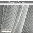 thumbnail image 3 of Lapalife Quilted Heavy Duty 100% Blackout Curtain, Thermal Insulated Thick Heat Sound Cold Blocking Winter Curtain for Living Room Bedroom, 1 Panel, 3 of 9