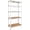 White 9, variant on White Makeup Organizer with 4 Drawers, Floor Skincare Storage on Wheels, Vanity Cosmetic Holder for Perfume and Brushes